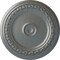 Ekena Millwork Carlsbad Ceiling Medallion (Fits Canopies up to 5 1/2"), Hand-Painted Platinum, 31 1/8"OD x 1 1/2"P CM31CAPLS - alternate 1